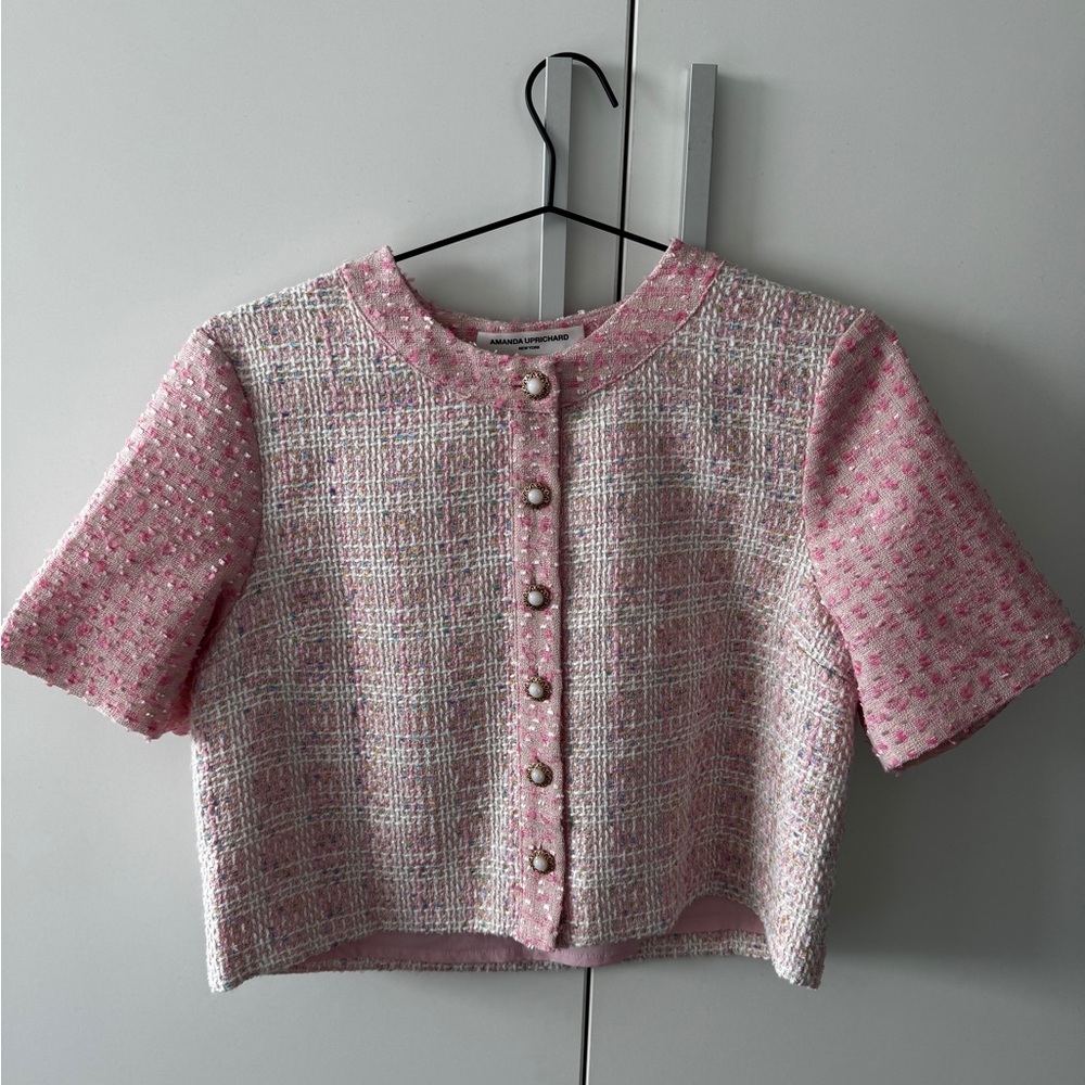 Amanda Uprichard Tweed Top